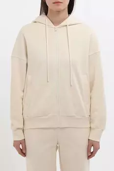 Толстовка хлопковая на молнии с капюшоном COLORPLAY