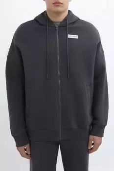 Толстовка хлопковая на молнии с капюшоном COLORPLAY
