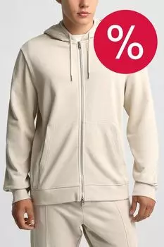 Толстовка хлопковая на молнии с капюшоном Marc O'Polo