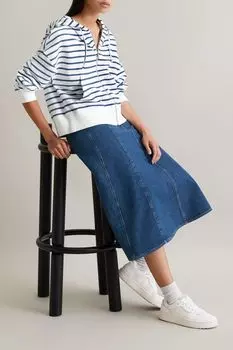 Толстовка хлопковая на молнии с капюшоном Marc O'Polo Denim