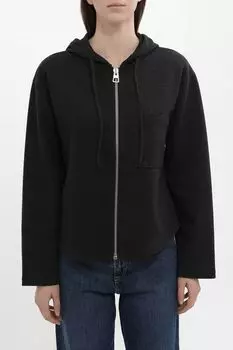 Толстовка хлопковая на молнии с капюшоном Marc O'Polo