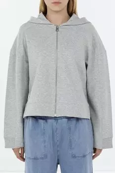 Толстовка хлопковая на молнии с капюшоном Marc O'Polo