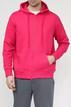 Толстовка хлопковая на молнии с капюшоном MARCO DI RADI