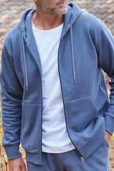 Толстовка хлопковая на молнии с капюшоном Massana