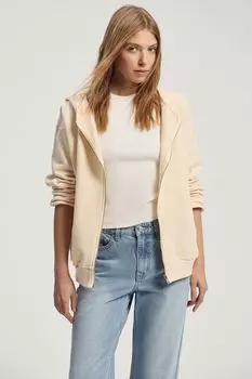 Толстовка хлопковая на молнии с капюшоном Nume