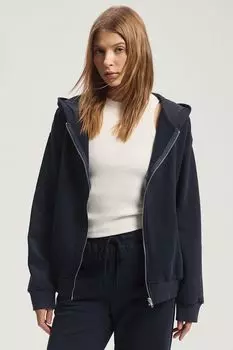 Толстовка хлопковая на молнии с капюшоном Nume