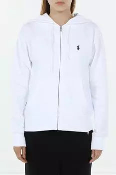 Толстовка хлопковая на молнии с капюшоном POLO RALPH LAUREN