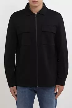 Толстовка хлопковая на молнии с карманами BOSS