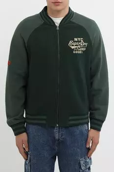 Толстовка хлопковая на молнии Superdry