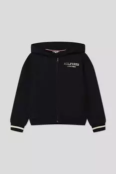 Толстовка хлопковая на молнии Tommy Hilfiger