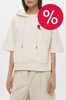 Толстовка хлопковая с капюшоном BOSS