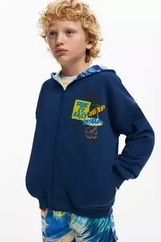 Толстовка хлопковая с капюшоном Desigual