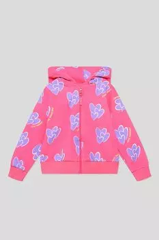 Толстовка хлопковая с капюшоном и принтом OVS