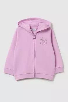 Толстовка хлопковая с капюшоном на молнии Fagottino