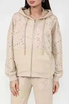 Толстовка хлопковая с шитьем TWINSET