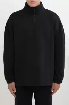 Толстовка хлопковая с воротником на молнии Calvin Klein Jeans