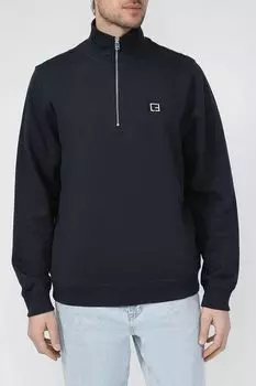 Толстовка хлопковая с воротником на молнии Casual Friday