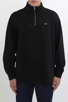 Толстовка хлопковая с воротником на молнии LEVI'S