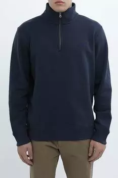 Толстовка хлопковая с воротником на молнии Superdry