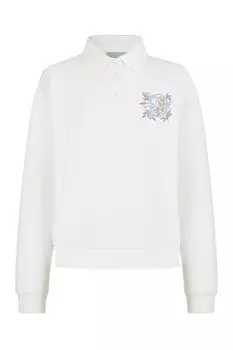 Толстовка хлопковая с воротником поло Akhmadullina Dreams