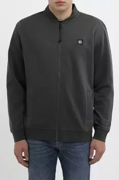 Толстовка из смесового хлопка на молнии LERROS