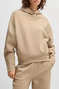 Толстовка из смесового хлопка с капюшоном BOSS