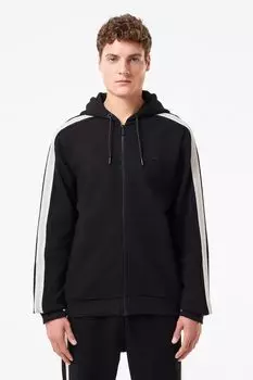 Толстовка из смесового хлопка с тесьмой на рукавах Lacoste