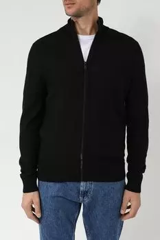 Кардиган из смесовой шерсти на молнии BOSS