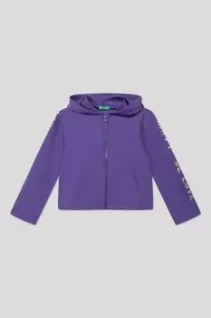 Толстовка на молнии из хлопка Benetton
