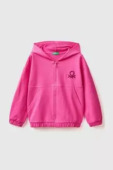 Толстовка на молнии с капюшоном Benetton