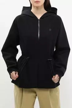 Толстовка хлопковая на молнии с капюшоном BOSS