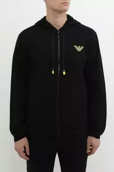 Толстовка на молнии с капюшоном EMPORIO ARMANI