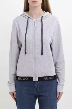 Толстовка на молнии с капюшоном HUGO