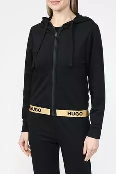 Толстовка на молнии с капюшоном HUGO