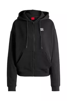 Толстовка на молнии с капюшоном HUGO