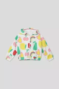 Толстовка на молнии с капюшоном и ярким принтом LOVE THERAPY