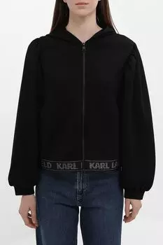 Толстовка на молнии с капюшоном Karl Lagerfeld