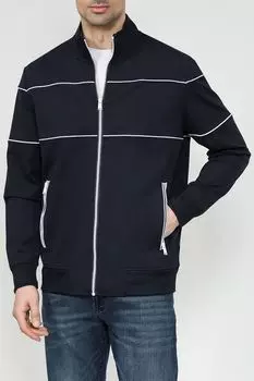 Толстовка на молнии с контрастными деталями BOSS