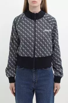 Толстовка на молнии с принтом Guess