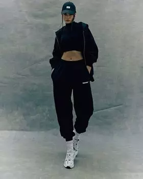 Толстовка с капюшоном на молнии Jet Black The Orlines