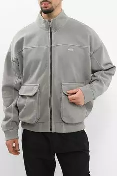 Толстовка с карманами из хлопчатобумажной махры HUGO