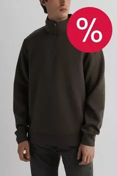 Толстовка с воротником на молнии Casual Friday