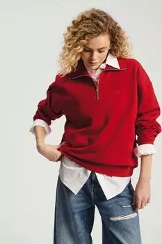 Толстовка с воротником на молнии Nume