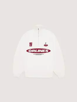 Толстовка с воротником на молнии Playgirl The Orlines