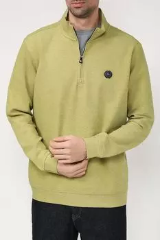 Толстовка с воротником-стойкой на молнии LERROS