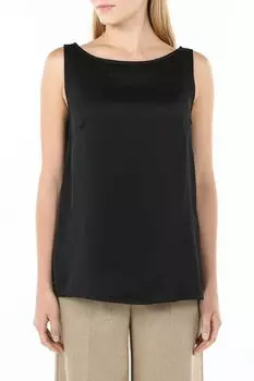 Топ атласный без рукавов SABRINA SCALA