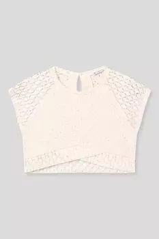 Топ ажурный с имитацией запаха укороченный Mayoral
