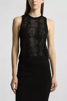 Топ без рукавов ажурный HUGO