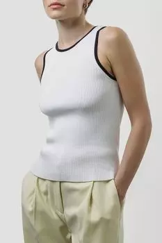 Топ без рукавов с контрастными деталями Urban Tiger