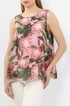 Топ без рукавов с принтом Auranna